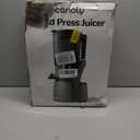 Canoly C16 Cold Press Juicer, 6" Extra Wide Feed Chute, 3-IN-1 Strainers (Juice & Sorbet & Nut Milk), Powerful AC Brushless Motor, Self Precut System, Juicer Machines with BPA-Free (Space Gray)