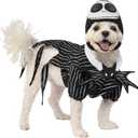 Disney Nightmare Before Christmas: Jack Skellington Pet Costume for for Dogs or Cats by Rubies, Medium (Medium (Pack of 1))