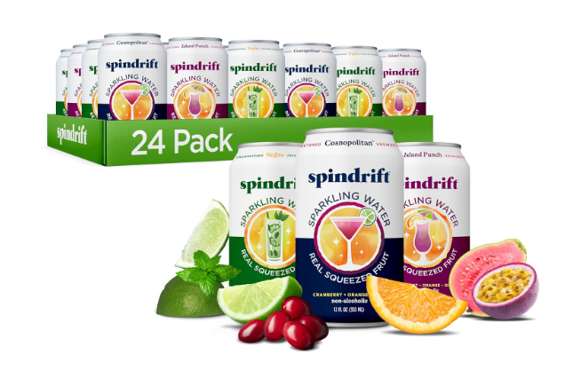 Spindrift Sparkling Water, 24 Cans Variety Pack  BB: 11/02/2026