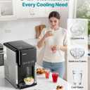 VEVOR 3-in-1 Water Dispenser and Ice Maker 35 lbs/24H with 4 lbs Storage