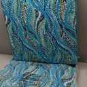 Arden Outdoor Deep Seat Cushion Set, 24 in x 24 in, Weather-Proof, Rain-Proof, Fade Resistant Patio Cushion for Chair, Sofa, and Couch Teal Ariel