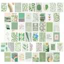 Jiovbiol Photo Collage Kit for Wall Aesthetic Pictures 50 Set 4x6 Inch, Sage Green Wall Decor for Bedroom,Decorative Aesthetics Poster for College Girl Dormitory 2Pcs