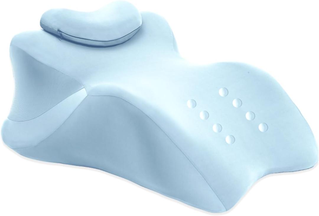 Memory Foam Ergonomic Intimacy Wedge Pillow - 27° Lift Support Cushion, one size