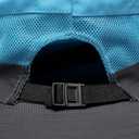 Womens Summer Sun Hat Beach Hat Wide Brim Outdoor UV Protection Hat Foldable Cool Mesh Ponytail Bucket Hat (6-7, Sky Blue-gray)