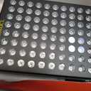 Red Light Therapy for Face and Body, High Power 850nm Near Infrared & 660nm Red Light Panel, 80 LED Lamps, Remote Control with 5 Intensity Levels, 360 Rotating Base