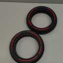 BANGTING 2PCS Upgrade 50/75-6.1 Scooter Off-road Solid Tires, 8.5x2 inches Tires Tubeless for Gotrax GXL V2/XR/APEX, 8 1/2 x2 Tire Replacement for Hiboy S2, Xiaomi 3 Lite/3/Pro 2/1s/M365 (Red, Off-Road (NO Tools))