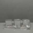 Modern LED Small Bathroom Lights Fixtures(3-Light),Stainless Steel Chrome Acrylic Wall Lighting, Vanity Lights for Bathroom Over Mirror(6000K 16in) (16.14 in)