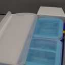 4-Pack Silicone Freezer Trays with Lid & 20 Bags - Multi-Size 1-Cup & 2-Cup Portions, Food-Grade Silicone Freezer Molds for Soup & Meal Prep - Freezer Storage Containers, Oven & Dishwasher Safe - Blue
