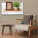 4 Pcs Slatwall Shelves Slat Board Accessories 15" x 5.98" Metal Wall Brackets for Shelves Wood Floating Shelves Heavy Duty Shelves Slatwall Accessories for Wall Home Garage Shoe Stores Boutiques