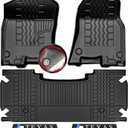 Anti-Slip 3D Car Mats 5Pcs All Weather for 2019-2024 Dodge Ram 1500 New Body Crew Cab | Rubber Truck Floor Liners with Weather Strips | Automotive Carpet for Winter, Ski, Hunting, Camping (Texas Edition (Style B))