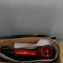 TREZORO Professional Hair Dryer, Ionic Ceramic Tourmaline Technology, 2000W Fast Quiet Drying, with Narrow & Wide Concentrator Nozzles, 3 Heat & 2 Speed Settings, Cool Shot Button, Red