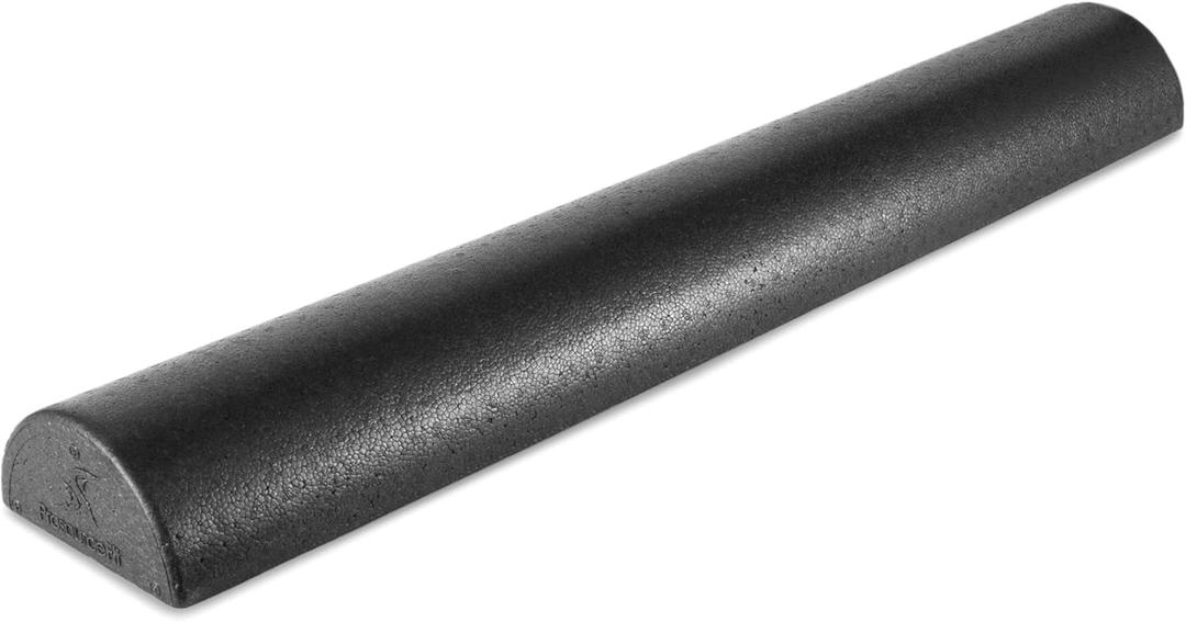 ProsourceFit High Density Foam Rollers - inches long. Firm Full Body Athletic Massager for Back Stretching, Yoga, Pilates, Post Workout Trigger Point Release (Black - 36"x 3")