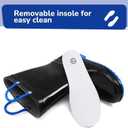 K KomForme Girls Boys Rain Boots Waterproof with Easy on Handles for Toddler/Little Kid/Big Kid