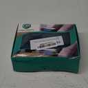 2 Pack Pillow Shams Standard Size 20x26  600 Thread Count 100% Organic Cotton Teal Pillow Covers with 2 Inch Flange, Soft & Smooth Premium Hotel-Quality Pillowcases Set of 2