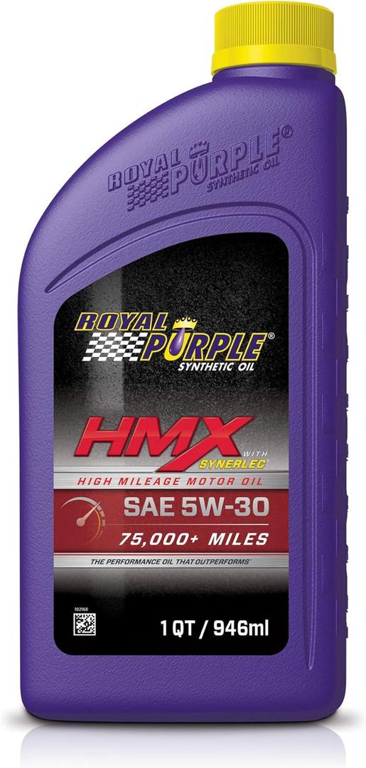 Royal Purple 11744 HMX SAE 5W-30 High-Mileage Synthetic Motor Oil - 1 Quart