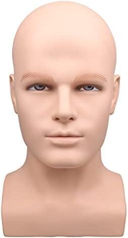 Mannequin Heads For Wigs Male Mannequin Head For Mask Display Foam Man Mannequin Head For Wigs ,Hats ,Headphones