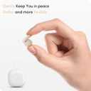 3 x Audree Soft Ear Plugs for Noise Reduction, Reusable Flexible Earplugs for Sleep, Travelling, Focus, Study & Noise Sensitivity, 28dB Noise Cancelling, 8 Silicone Ear Tips in XS/S/M/L, White