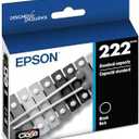 Epson 222 Claria Ink Standard Capacity Black Cartridge (T222120-S) Works with Workforce WF-2960, Expression XP-5200