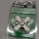 Danco 46004 Cross-Arm Tub/Shower & Sink Faucet Handle, Fits 2-3 Handle Faucets, DOES NOT FIT DELTA & MOEN FAUCETS, Chrome/White Porcelain, 2.25 H (Pack of 1)