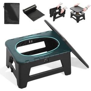 HHuanwfer Incar Portable Toilet Collapsible Potty, Emergency Toilet, Temporary Potty For Outdoor Camping, Road Trips, Traffic Jams, Boating And Fishing