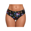 Halcurt Women's Mid Waisted Bikini Swim Bottoms Cheeky Swimsuit Bottoms L