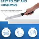 AK TRADING CO. (6" H X 30" W x 72"L) Upholstery Foam Cushion CertiPUR-US Certified. Perfect for Seat Replacement, Upholstery Sheet & Foam Padding,White