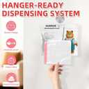 XUXRUS 2.6 Gallon White Trash bags 60 Count Small Drawstring Trash Bag, Tear-Free Heavy Duty Garbage Bags, Leak-Proof & Odor Blocking Small Garbage Liners for Kitchen, Bathroom, Multi-Purpose Use