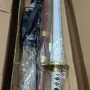Anime Sword 41 inch,Zoro/wado ichimonji/Anime Original Texture,for Role-Playing and Collection, with One Display Stand, 3 Piece Set, Black, White, Red