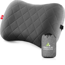 Hikenture Camping Pillow with Removable Cover - Ultralight Inflatable Pillow for Neck Lumbar Support - Upgrade Backpacking Pillow - Washable Travel Air Pillows for Camping, Hiking, Backpacking