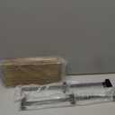 Love-KANKEI Corner Shelf Wall Mount of 3 Tier Rustic Wood Floating Shelves for Bedroom Living Room Bathroom Kitchen Office and More Carbonized Black