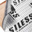 Siless 80 mil (2mm) Car Sound Deadening mat - Butyl Automotive Sound Deadener - Noise Insulation and Vibration Dampening Material 5 sqft (0.46 sqm)