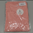 ANRABESS Womens Long Sleeve Shirts V Neck Criss Cross Loose Fit Tops 2025 Fall Trendy Tees Dressy Casual Blouses T-Shirts Coral, Size: Large