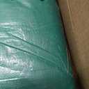 Heavy Duty Poly Tarp 20 Feet x 30 Feet 10 Mil Thick Waterproof, UV Blocking Protective Cover - Reversible Green and Black - Laminated Coating - Grommets - by Xpose Safety