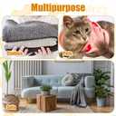 Cat Flea Comb, Pet Hair Removal Brush with Release Button Cat Comb for Short & Long Hair Gentle Deshedding for Cats and Dogs Grooming Supplies (Yellow)