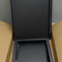 Candy Display Rack, Upgraded Metal Snack Display for Counter, 2 Tier Snack Organizer for Countertop, Chip Bag Holder Stand, Retail Display Shelf for Store Concession, Kitchen (Black)