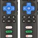 ORQRQO (Pack of 2) Replacement Remote for Roku TV, TCL, Hisense, Onn Roku TV, Not Compatible with Roku Stick, Box, Player, No Setup Required