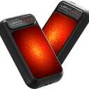 Hand Warmers Rechargeable 2 Pack, Electric Hand Warmers, Fast Heating, Portable Pocket Heater, 2 in 1 Quick Charge Hand Warmer for Outdoor Indoor, Warmer Gift for Christmas, Golf, Camping