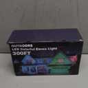 300FT Permanent Outdoor RGB Lights, IP67 Waterproof Smart Eave Lighting, with App/Remote Control Eaves Light, DIY LED Scenes Modes for House Roof Decor,Christmas,Party,All Holiday and Daily.