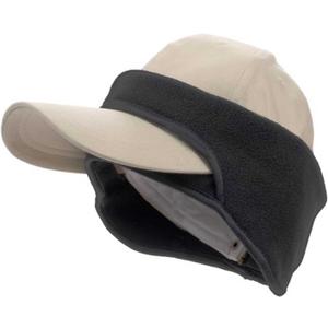 FLEECE CAP EAR BAND Windproof Black