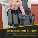 BOOMSTICK Drop Leg Platform for Holsters and Mag Pouches, Molded Polymer, Adjustable Straps, Durable & Secure