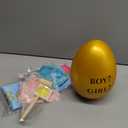 Charming Golden Egg Baby Shower Gender Revealing Treasure,Boy or Girl Gender Reveal Ideas,Decorations,Box,Games,Confetti and Sash