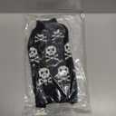Black Fashion Pet Halloween Costume Clothes Skull Dog Sweater for Dogs, XS 16" Back