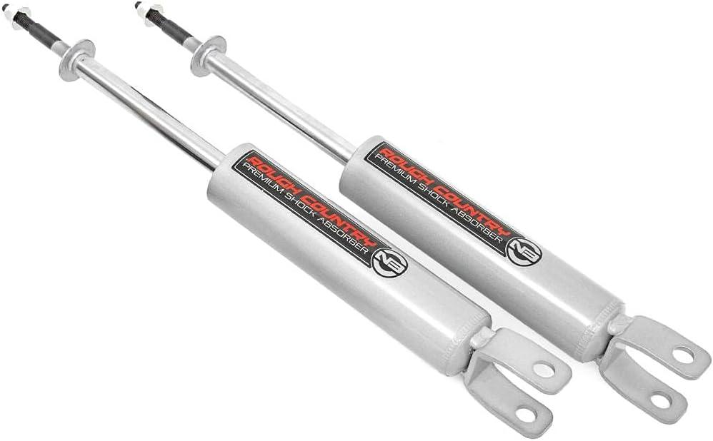 2 x Rough Country 3.5-6.5" N3 Front Shock Absorbers for 99-06 Chevy/GMC 1500 4WD - 23157_A