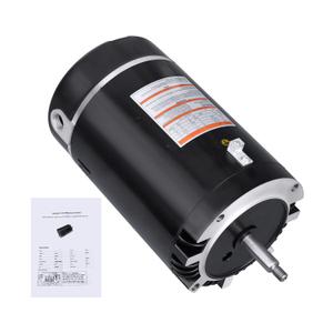 B228SE C-Face Pool Motor 1HP Single Speed, 3450 RPM, 1 Speed, 230/115 Volts, 6.0/12.0 Amps, 1 Service Factor, 56J Frame, PSC, ODP Enclosure