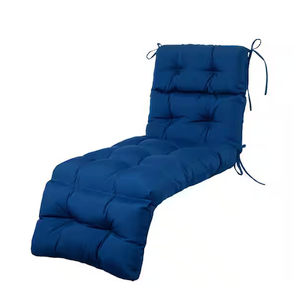 DoubleFill Indoor/Outdoor Chaise Lounge Tufted Bench Cushions, 72"x22" Outdoor Bench Cushion for Wicker Loveseat Porch Swing Patio Chair Furniture Replacement(Navy Blue,2 Pcs)