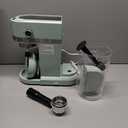 Neretva 20 Bar Espresso Coffee Machine with Steam Wand for Latte Espresso and Cappuccino, Compact Espresso Maker For Home Barista, 1350W Premium Italian High Pressure - Mint Green