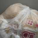 Lanpn Christmas Gingerbread Pillows Set of 4, Christmas Decoration Winter Throw Pillows Soft Fleece Sherpa Cute 3D Shaped Ginger Bread Throw Cushion for Sofa Bedroom Xmas Decor