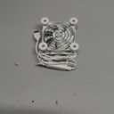 ANEXT, USB Fan, USB Computer Fan, Silent Fans for Receiver DVR PlayStation Xbox Computer, (80mm,White Dual Packs)