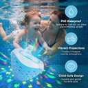 cambk Waterproof Bathtub Light for Kids, Battery Operated Fish Bath Lights for Tub & Bath Time, Color Changing Mood Lighting with Fish World Light Show