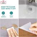 Trendy Home Shelf Liner, Non-Slip Cabinet Liner, Washable Oil-Proof for Kitchen Cabinet, Shelves, Refrigerator, Storage, Desks, 12 Inches x 240 FT, Non Adhesive Drawers (White)